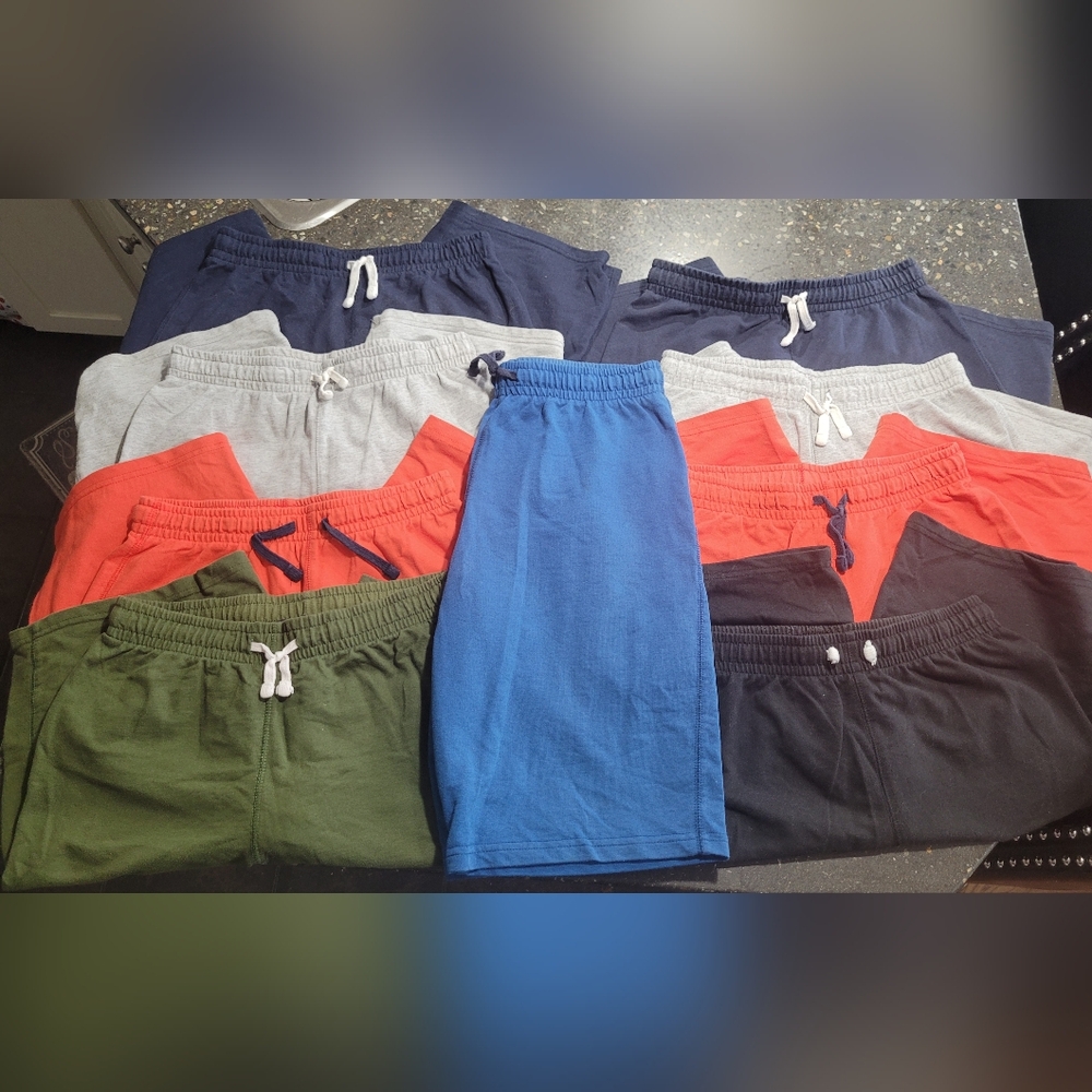 George Kids Shorts in Blue, Red, Green, Gray, and Black